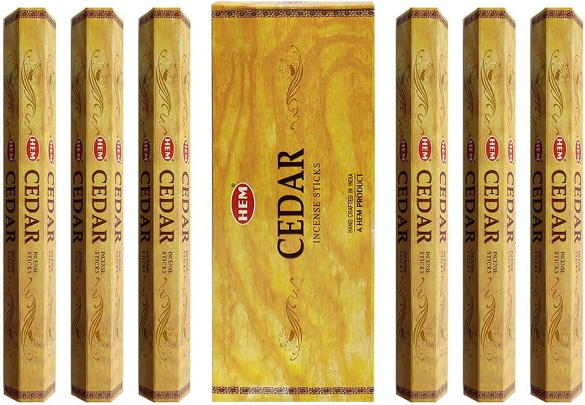 Cedar Incense Sticks and Incense Stick Holder Bundle Insence Insense Hem Incense Sticks