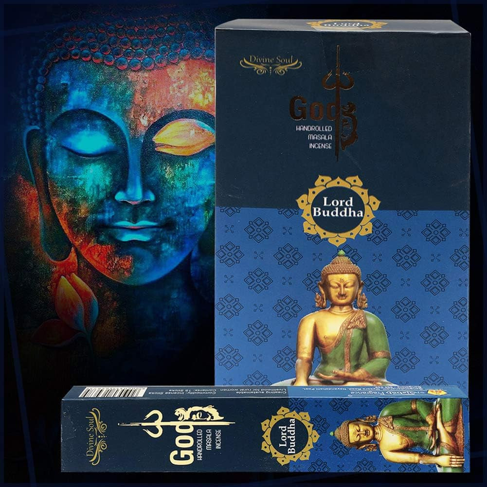 Buddha Incense Sticks and Incense Stick Holder Bundle Insence Insense Insienso