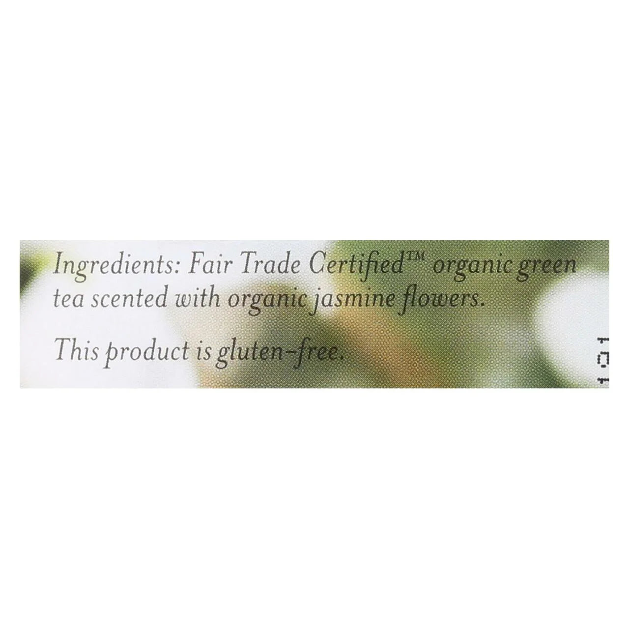 Organic Tea, Jasmine Green, Tea Bags, 18 Ct