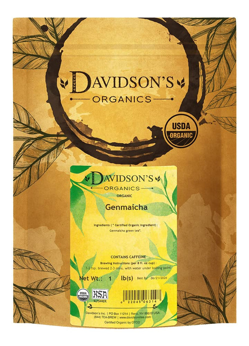 Tea Bulk, Genmaicha, 16-Ounce Bag