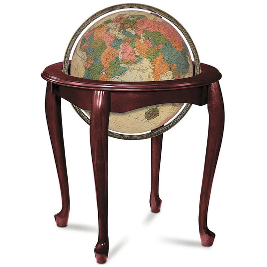 Queen Anne Globe, 16-Inch Diameter, Illuminated