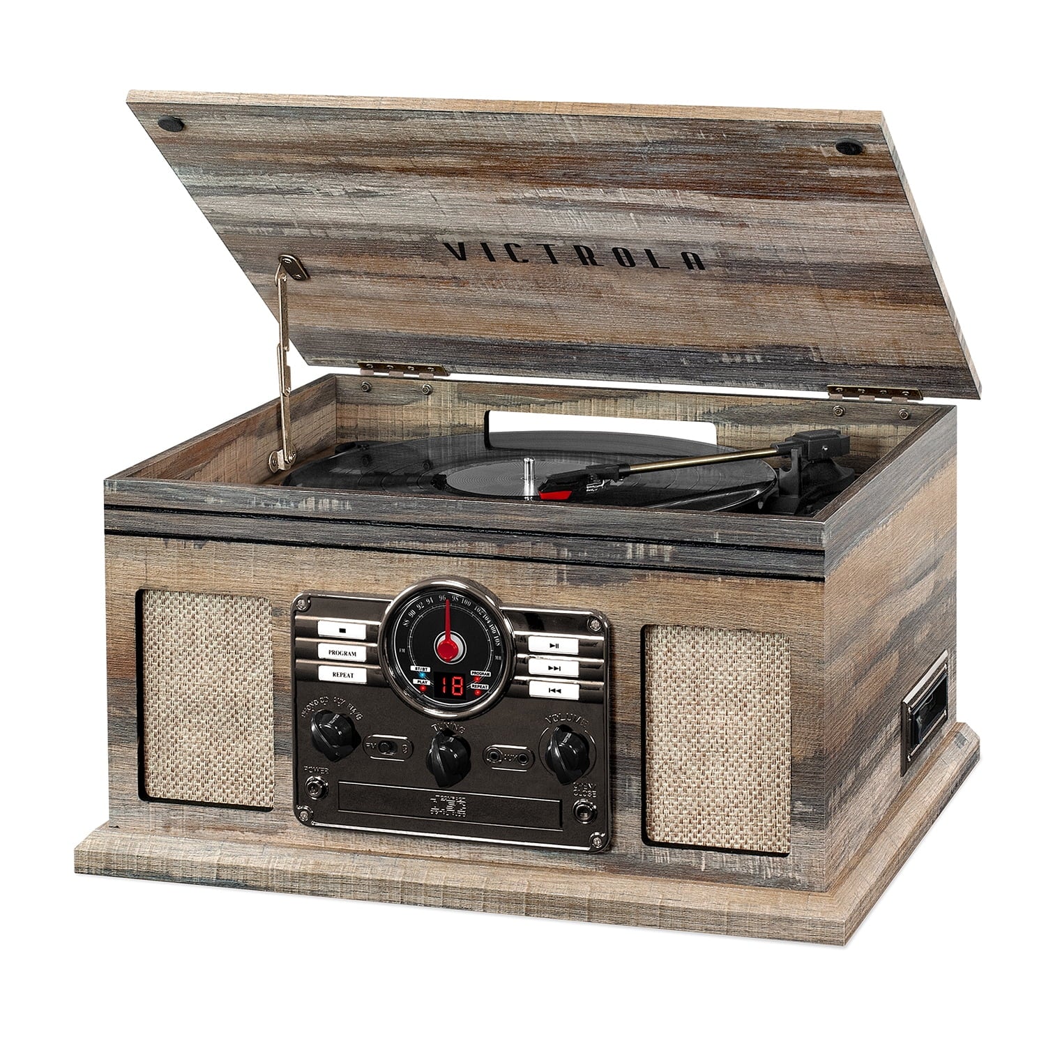 Victrola Nostalgic Bluetooth Record Player with 3-Speed Turntable