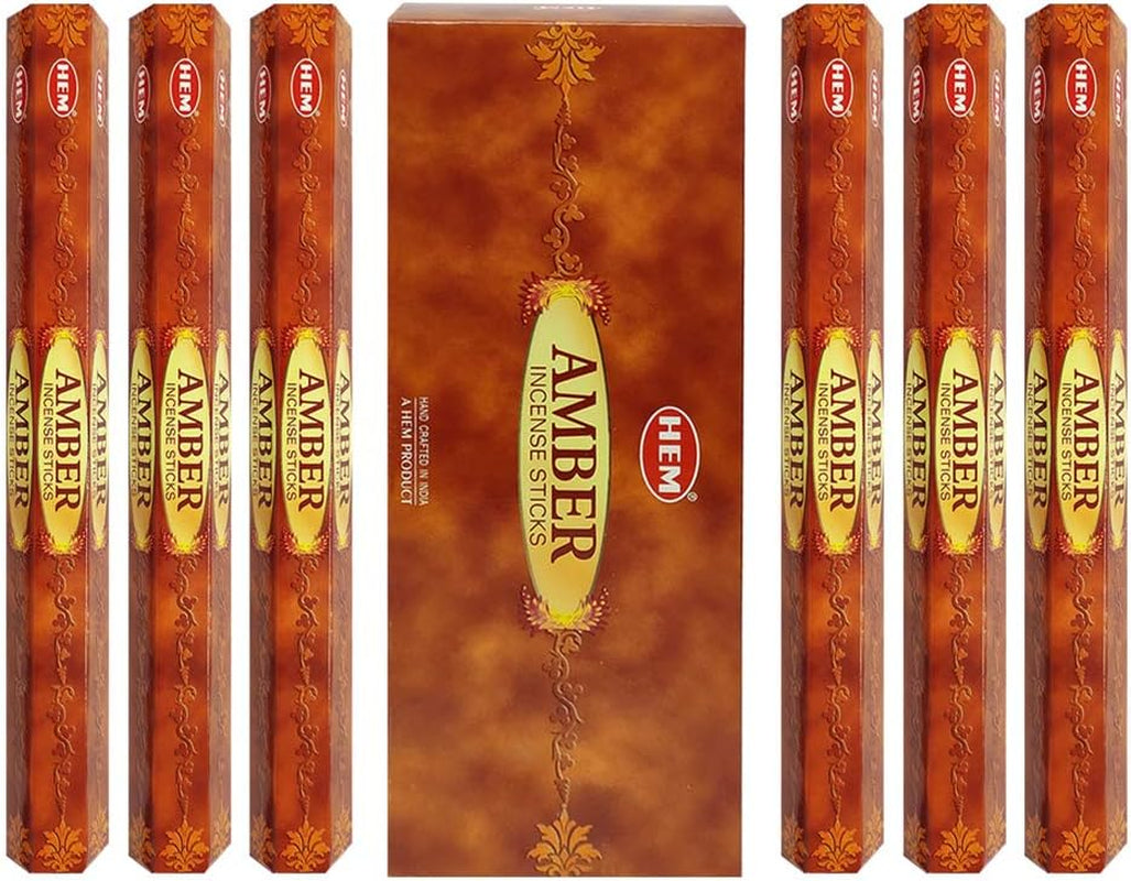 Amber Incense Sticks and Incense Stick Holder Bundle Insence Insense Hem Incense Sticks