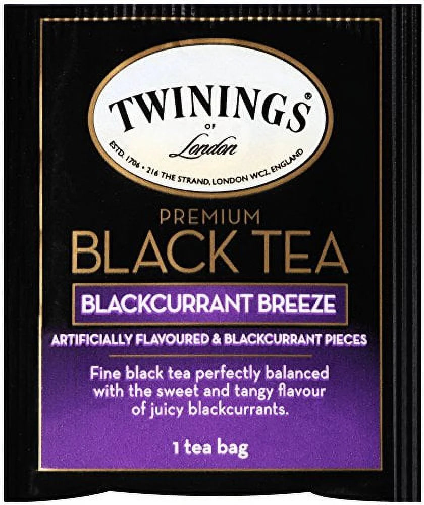 of London Blackcurrant Breeze Black Tea Bags, 20 Count (Pack of 6)